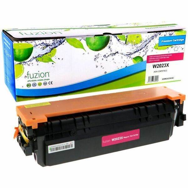 fuzion High Yield Laser Toner Cartridge W2023X - Magenta - 1 Each - 6000 pages
