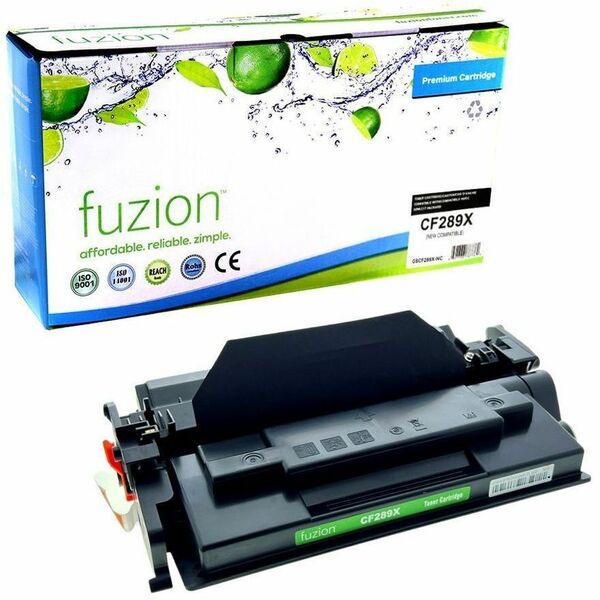 fuzion Laser Toner Cartridge CF289X - Black - 1 Each - 10000 Pages