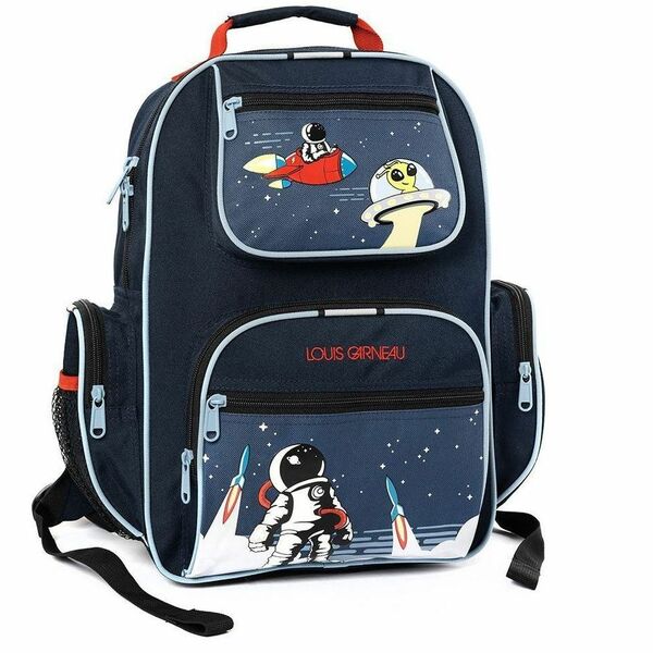 Louis Garneau (Kids) Carrying Case (Backpack) School - Astronaute - Shoulder Strap - 1 / Each