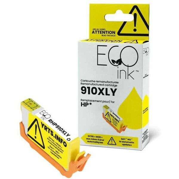 Eco Ink Inkjet Ink Cartridge - Alternative for HP 3YL64AN - Yellow - 1 Each - 825 Pages