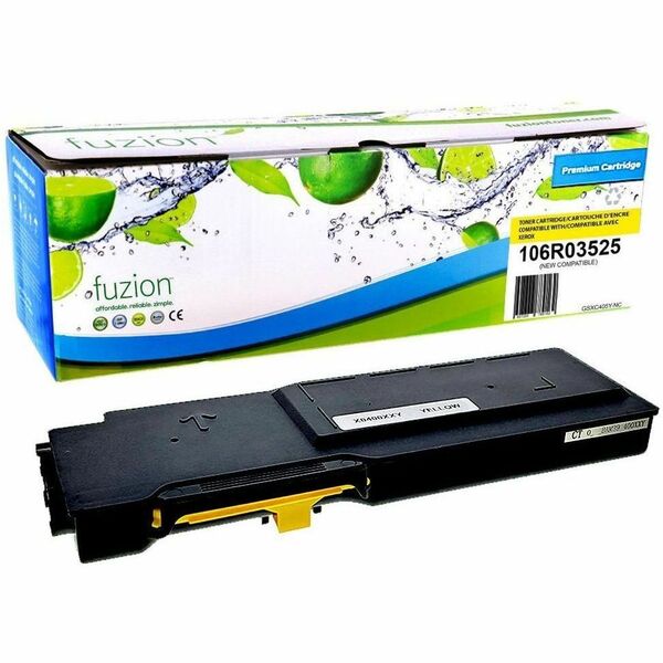 fuzion Laser Toner Cartridge 106R03525 - Yellow - 1 Each - 8500 Pages