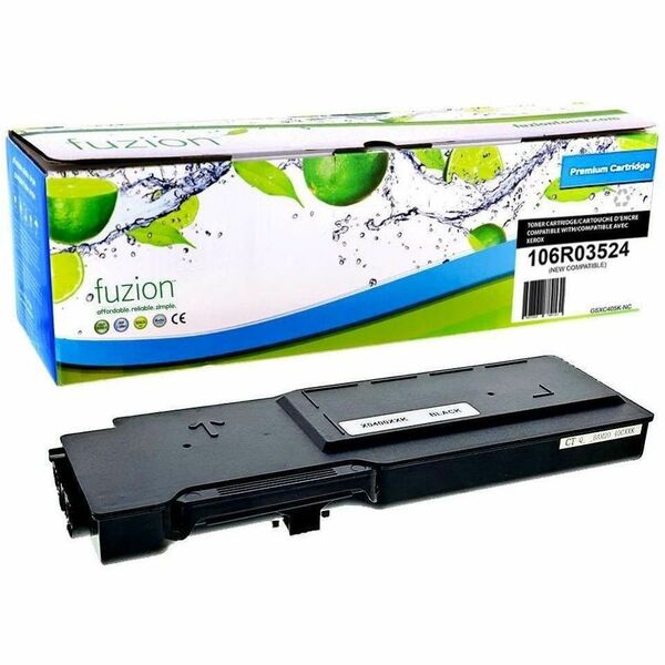 fuzion Compatible Toner High Yield for Xerox 106R03524 - Black - Yield: 10500