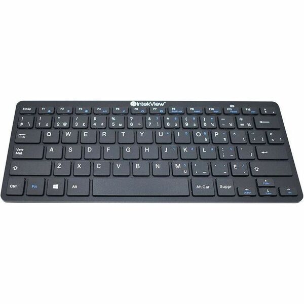 IntekView French Canadian Wireless Keyboard - K95CFWL - Wireless Connectivity - USB Interface - 78 Key - Windows 98, Windows XP, Windows 2000, Windows 2003, Windows Vista, Windows 7, Windows 8, Windows 10 - French (Canada) - PC - AAA Battery Size Supporte