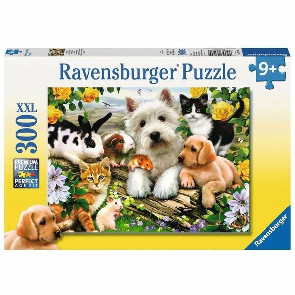 Ravensburger Happy Animal Buddies - XXL - 300 Piece - Theme/Subject: Animal - 9 Year & Up