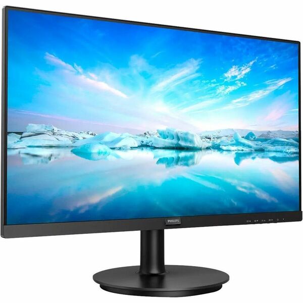Philips V-line 221V8L 22" Class Full HD LED Monitor - 16:9 - Textured Black - 21.5" Viewable - Vertical Alignment (VA) - WLED Backlight - 1920 x 1080 - 16.7 Million Colors - Adaptive Sync - 250 cd/m² - 4 ms - 75 Hz Refresh Rate - Tilt - HDMI - VGA -