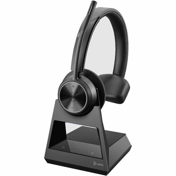 Poly Savi 7310-M Office DECT 1920-1930 MHz Single Ear Headset - Microsoft Teams Certification - Mono - Wireless - DECT 6.0 - 590.6 ft (180 m) - 20 Hz to 20 kHz - On-ear - Monaural - Ear-cup - Noise Cancelling Microphone - Black