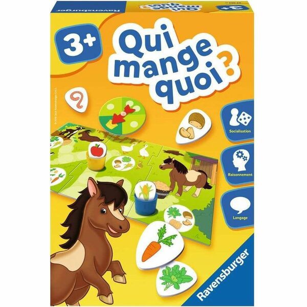 Ravensburger Who's Eating What - Animal, Fun - Educational - 1 to 4 Players - 1 Each
