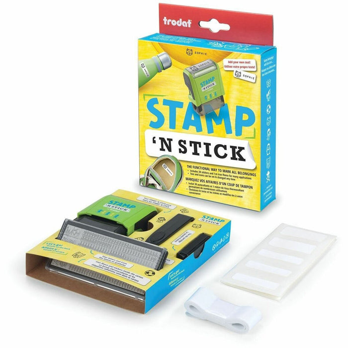 Trodat Stamp Kit - Custom Message Stamp - Black - 1 Each