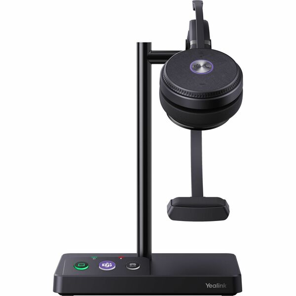 Yealink WH62 Mono Headset - Mono - USB 2.0 - Wired/Wireless - DECT - 524.9 ft (160 m) - 32 Ohm - 20 Hz to 10 kHz - Over-the-head - Monaural - Ear-cup - 3.9 ft (1.20 m) Cable