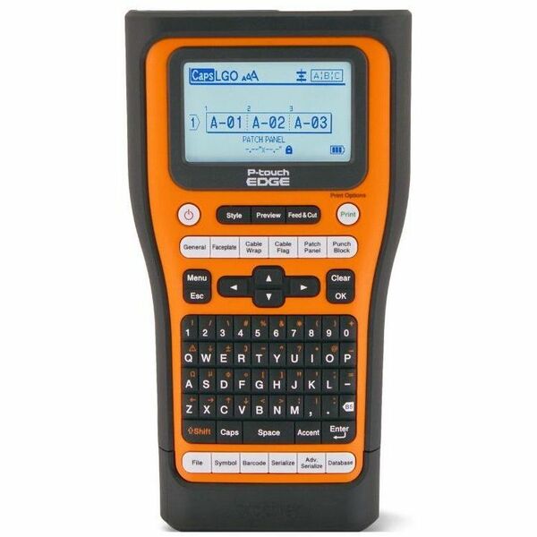Brother PT-E510VP Electronic Label Maker - Label - Battery - Lithium Ion (Li-Ion) - Battery Included - Handheld - PC - Barcode Printing, Laminated, Auto-cutter