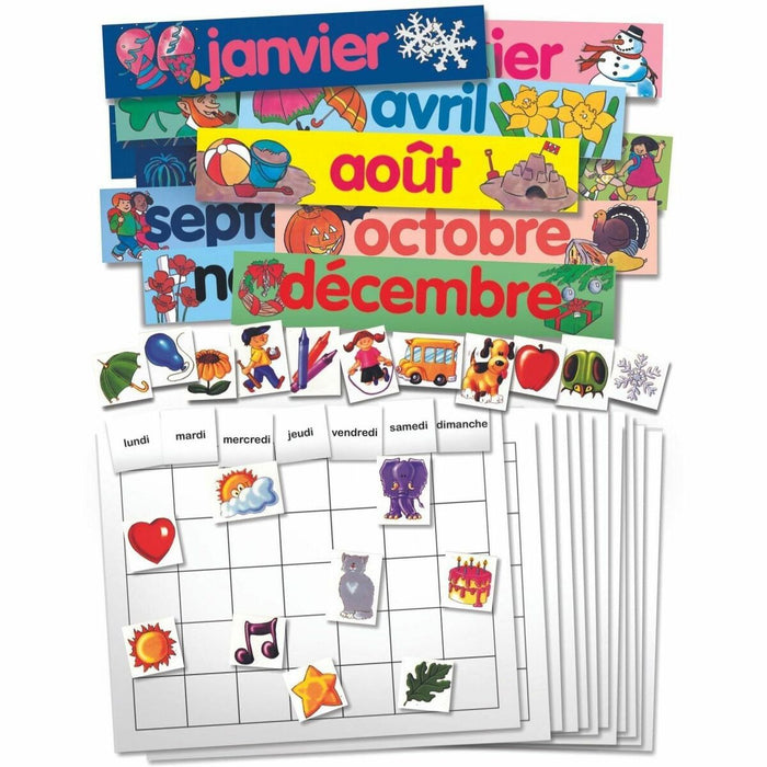 Roylco French Calendar - Skill Learning: Calendar, Month - 1 Each