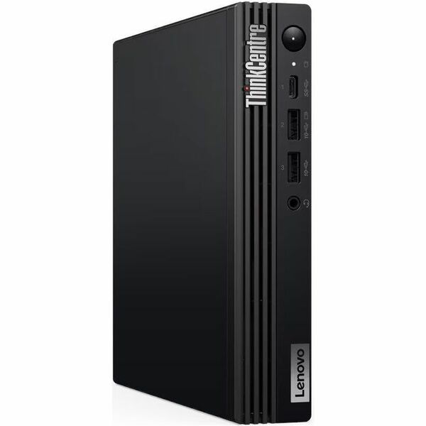 Lenovo ThinkCentre M70q Gen 5 12TD001SUS Desktop Computer - Intel Core i7 14th Gen i7-14700T - vPro Technology - 32 GB - 1 TB SSD - Tiny - Black - Intel Q670 Chip - Windows 11 Pro - Intel UHD Graphics 770 DDR5 SDRAM - English Keyboard - IEEE 802.11ax Wire