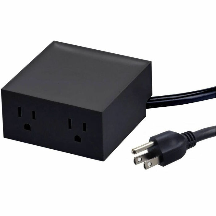 Bostitch Konnect Desk Organizer and Power Systems Power Hub - 2 x AC Power - 120 V AC Voltage - Desk Mountable - Black
