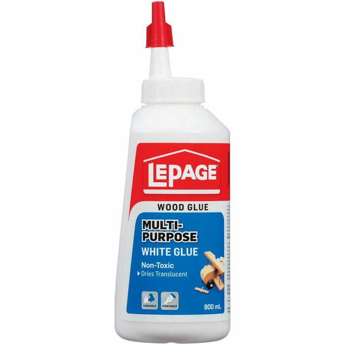 LePage Multi-purpose White Glue - 800 ml - 800 mL - White - 1 Each