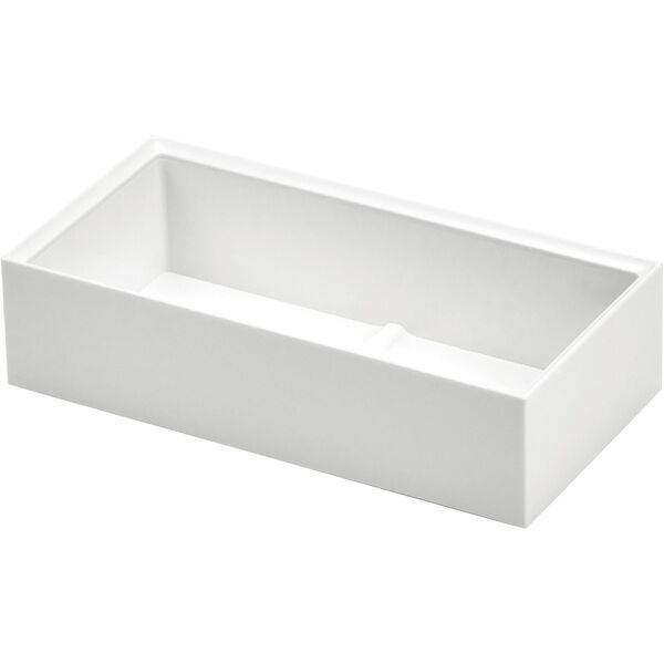 Bostitch Konnect Stackable Accessory Tray, White - 2" (50.80 mm) Height x 7" (177.80 mm) Width x 3.5" (88.90 mm) Depth - Desktop - Stackable - Divider, Durable, Cable Management - White - 1 Each