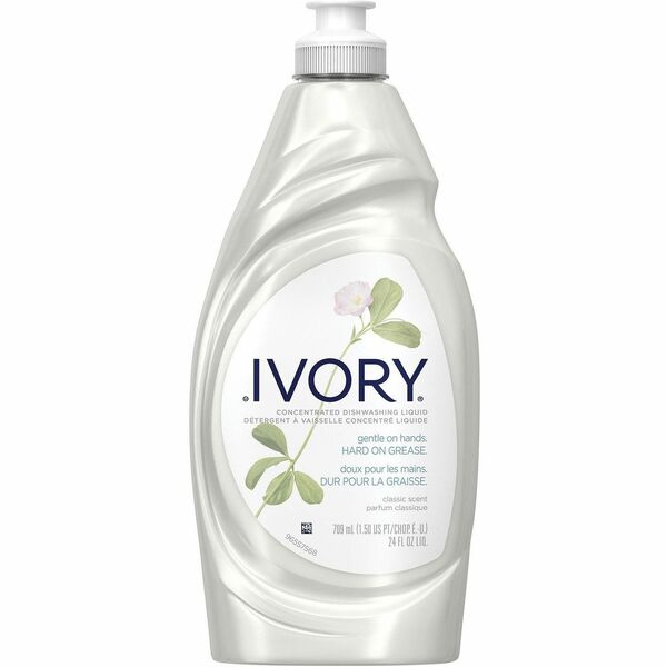 Ivory Dishwashing Detergent - For Dish - Liquid - 24 fl oz (0.7 quart) - Classic Scent - 1 Each - Long Lasting