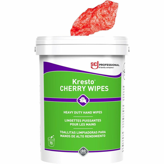SC Johnson Cherry WIPES - Extra Large - Cherry - Polypropylene - 70 Pack