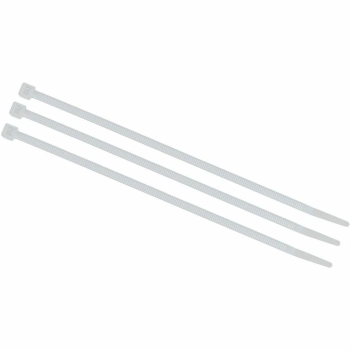 Southwire Cable Ties - Cable Tie - Natural White - 50 lb (22679.62 g) Loop Tensile - 7.6" (193.04 mm) Length - Polyamide 6.6 - 100 / Pack