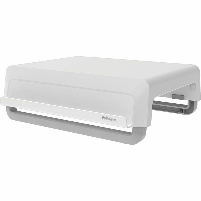 Fellowes Breyta™ Monitor Stands - White - For Monitor - Adjustable Height, Ergonomic