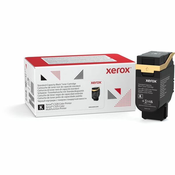 Xerox Original Standard Yield Laser Toner Cartridge - Black - 1 Each - 2200 Pages