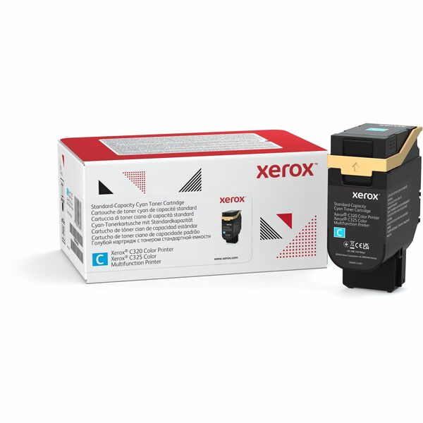 Xerox Original Standard Yield Laser Toner Cartridge - Cyan - 1 Each - 1800 Pages