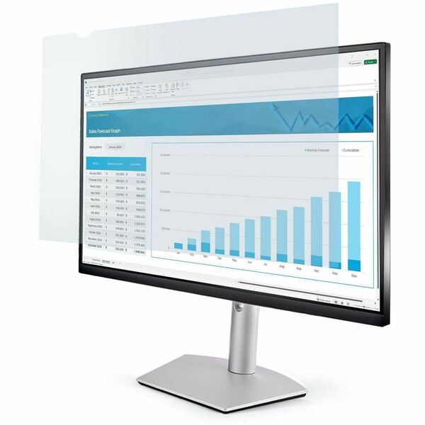 StarTech.com 24-inch 16:9 Anti-Blue Light Filter, BlueLight Screen Filter for 24in Computer Monitor, Reduces Eye Strain, TAA Compliant - Minimizes eye strain by reducing high energy blue light (390-440nm spectrum); Light transmittance of 90%; Screen prote
