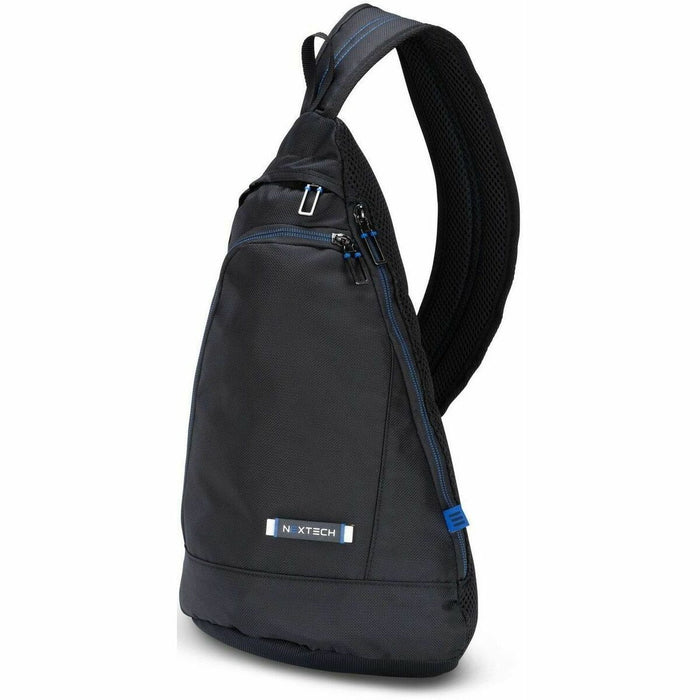 Nextech Carrying Case (Sling) Tablet - Black - RFID Resistant - Polyester Body - 12.25" (311.15 mm) Height x 8" (203.20 mm) Width x 4" (101.60 mm) Depth - 1 Each