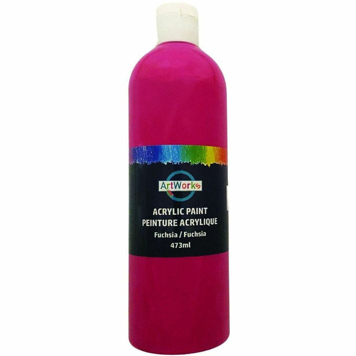 DBLG Import Inc Fuchsia Acrylic Paint - Fuchsia - 473 mL - 1 Each