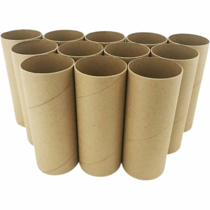 DBLG Import Kraft Paper Rolls - Classroom x 39.37 mil (1 mm) Thickness x 4.50" (114.30 mm) Length x 1.75" (44.45 mm) Diameter - Kraft - 12 / Pack