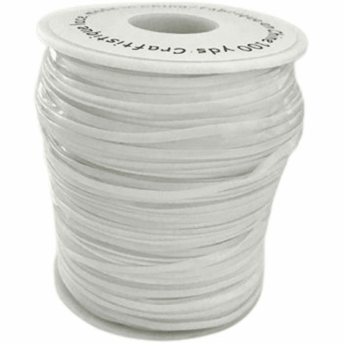 DBLG Import White Plastic Lacing - 300 ft (91440 mm) Length - White - Plastic - 1 Each
