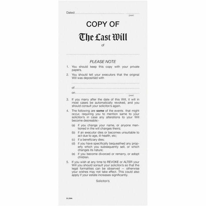 Davis Group Envelope - 4 1/8" (104.65 mm) Width x 9 1/2" (241.30 mm) Length - White - 50 / Pack