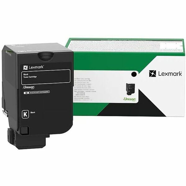 Lexmark Original Laser Toner Cartridge - Black - 1 Each