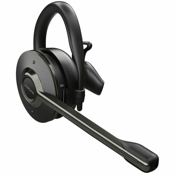 Jabra Engage 65 SE Headset - Stereo - Wireless - DECT - 328.1 ft (100 m) - 40 Hz to 16 kHz - Over-the-ear, Earbud - Monaural - Open - Electret Condenser, Uni-directional Microphone - Noise Canceling - Black