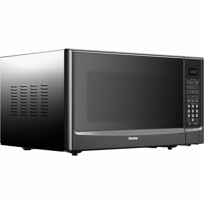 Danby Designer 1.4 cu. ft. Sensor (Cooking) Microwave in Black - 39.64 L Capacity - Microwave - 10 Power Levels - 12.40" (314.96 mm) Turntable - 120 V - FuseMetal - Countertop - Black