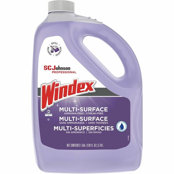 Windex&reg; Multi-Surface Cleaner Refill - For Multi Surface - Liquid - 125.1 fl oz (3.9 quart) - Ammonia-free - 1 Each