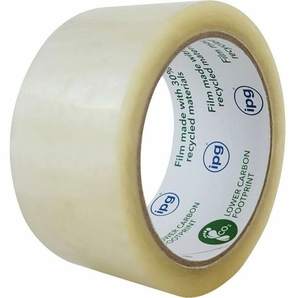 Spicers Carton Sealing Tape Eco 30% Rec 48mm x100m Clear 36/Cs - 109.4 yd (100 m) Length x 1.89" (48 mm) Width - Clear - BOPP - Acrylic Adhesive - UV Resistant, Aging Resistant, Weather Resistant, Yellowing Resistant - For Packaging, Carton - 36 Case