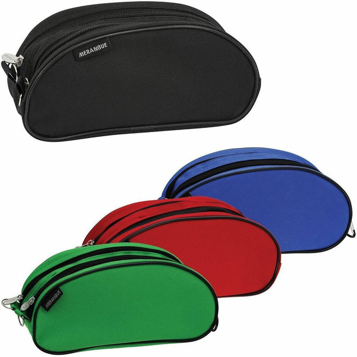 Merangue Carrying Case (Pouch) Pencil - Assorted - Nylon Body - 4.50" (114.30 mm) Height x 9" (228.60 mm) Width x 2.75" (69.85 mm) Depth - 1 Each