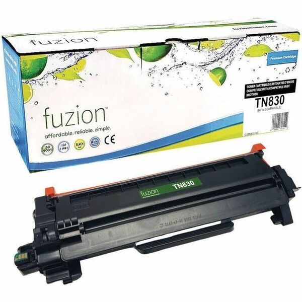 fuzion Laser Toner Cartridge - Black - 1 / Each - 1200 Pages
