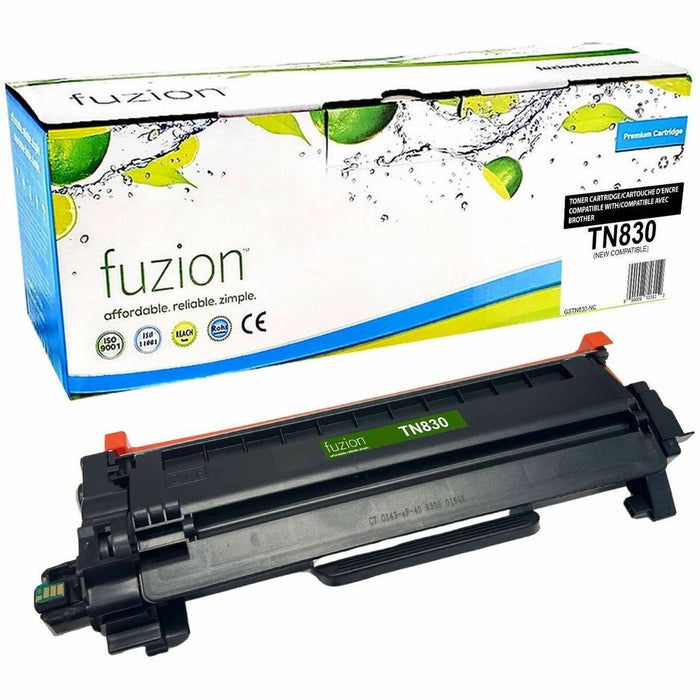 fuzion Compatible Toner for Brother TN830 - Black - Yield: 1200