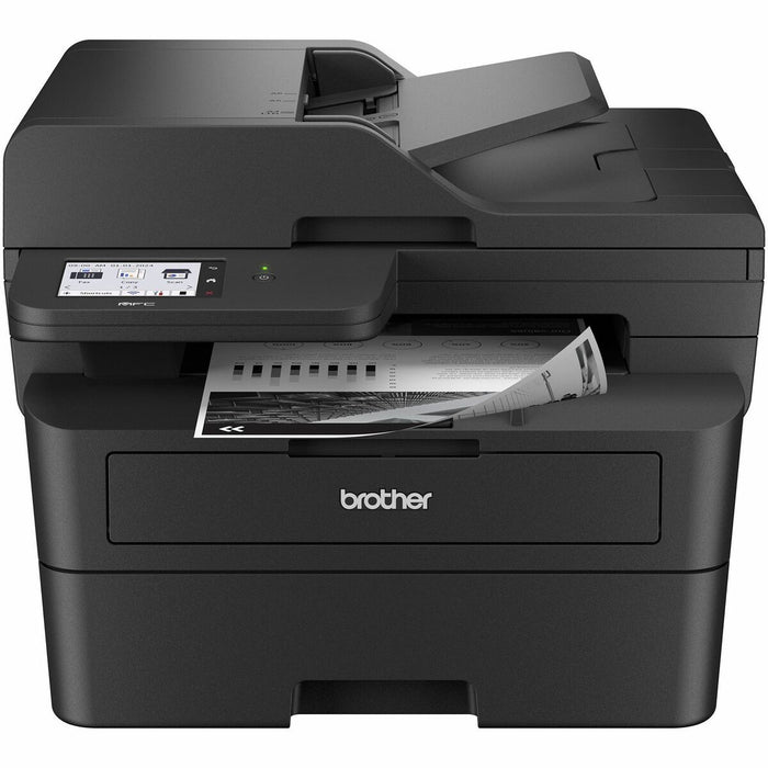 Brother MFC-L2900DW Wired & Wireless Laser Multifunction Printer - Monochrome - Copier/Fax/Printer/Scanner - 36 ppm Mono Print - 1200 dpi Print - Automatic Duplex Print - Up to 35000 Pages Monthly - Flatbed, ADF Scanner - 1200 dpi Optical Scan - Monochrom