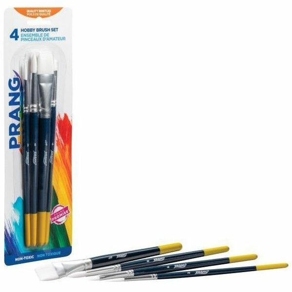 Prang Brushes - Metal Ferrule - 4