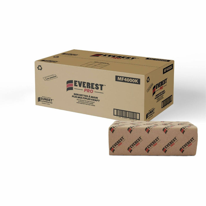 Everest Pro Paper Towel - Multifold - Kraft - Paper - 250 - 16 / Box