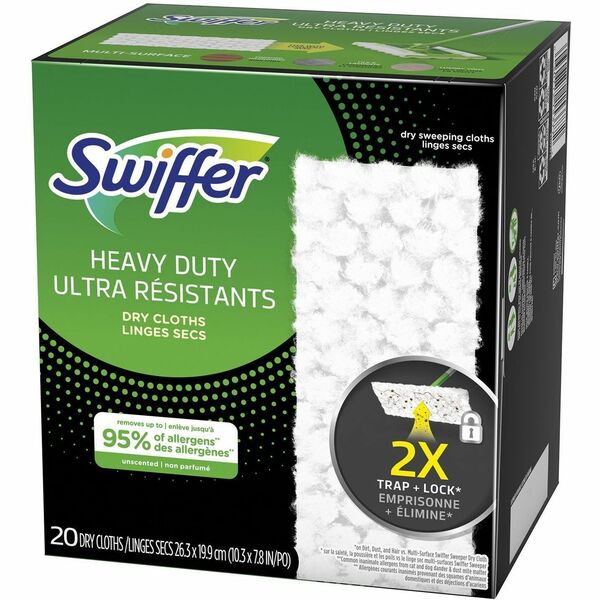 Swiffer Sweeper Dust Mop Refill - Heavy Duty - Fiber - 20 / Box