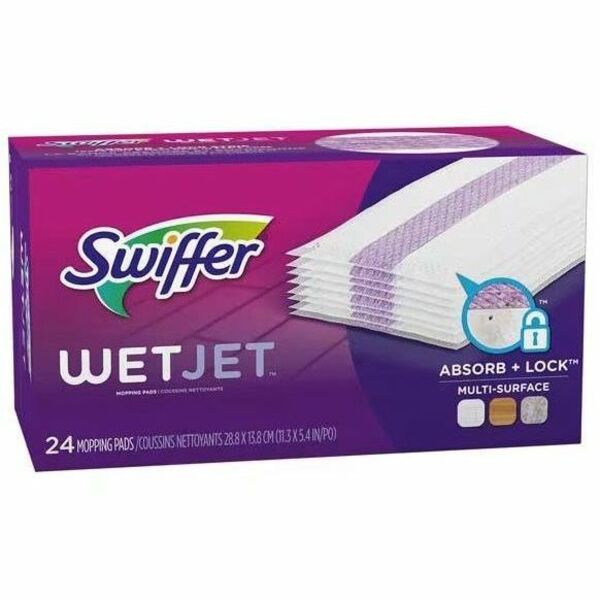 Swiffer WetJet Pad Refill - Absorbent - 24 / Box