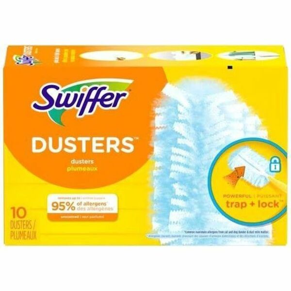 Swiffer Dusters Cleaner Refills Unscented - Unscented, Heavy Duty - Fiber - 10 / Box