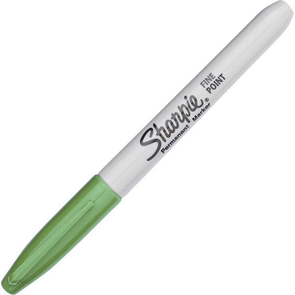 Sharpie Fine Point Permanent Marker - 1 mm (0.04") Fine Marker Point - Green Ink - 1 Each
