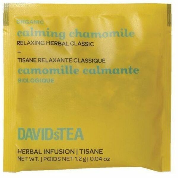 DAVIDsTEA Wrapp.Sachet Calming Chamomile - 25 / Box