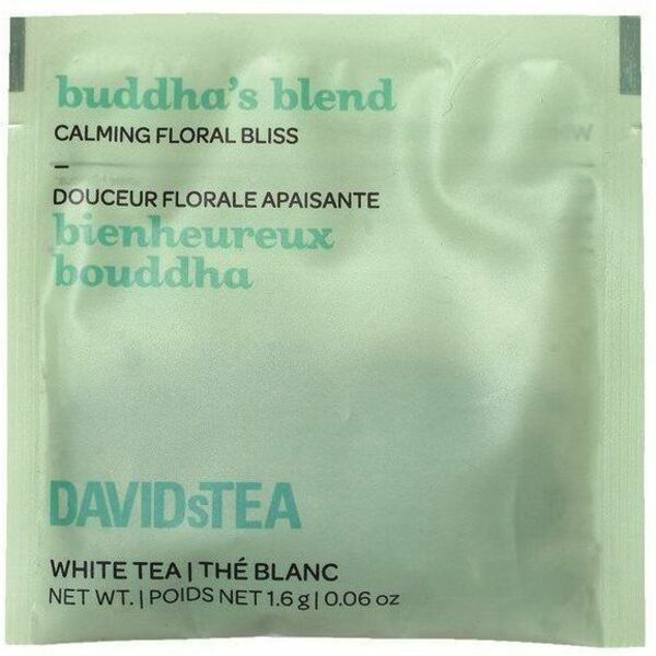 DAVIDsTEA Wrapped Sachet Buddhas Blend White Tea - 25 / Box