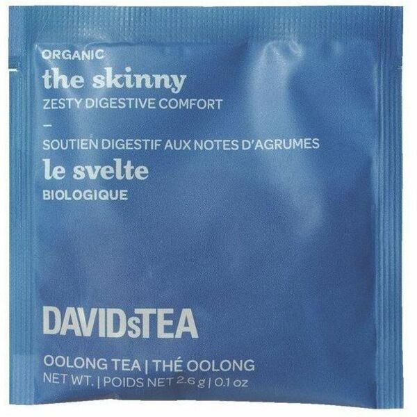 DAVIDsTEA Wrapped Sachet Skinny - 25 / Box