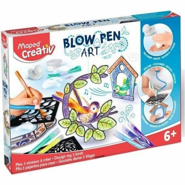 Maped Creativ Blowpen Art Birds - Crafting - Craft - 1 Each